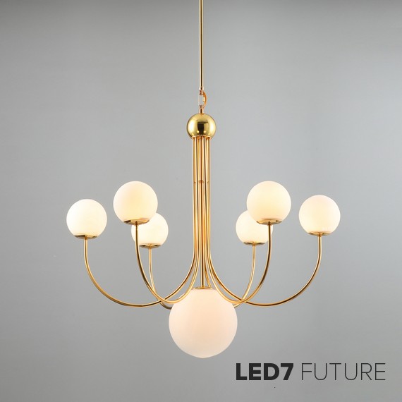 Loft Industry Modern - Dou Balls Chandelier